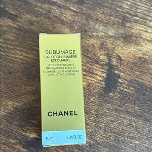 CHANEL Sublimage Exfoliating Lotion in Gold Packaging